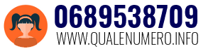 Numero di telefono 0689538709 0689538709