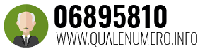 Numero di telefono 06895810 06895810