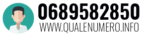 Numero di telefono 0689582850 0689582850