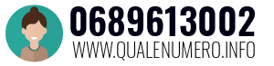 Numero di telefono 0689613002 0689613002