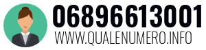 Numero di telefono 06896613001 06896613001