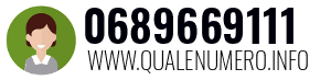 Numero di telefono 0689669111 0689669111