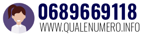 Numero di telefono 0689669118 0689669118