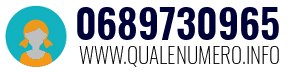 Numero di telefono 0689730965 0689730965