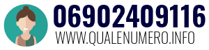 Numero di telefono 06902409116 06902409116