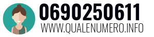 Numero di telefono 0690250611 0690250611