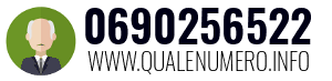 Numero di telefono 0690256522 0690256522