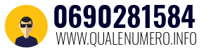 Numero di telefono 0690281584 0690281584