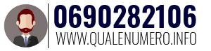 Numero di telefono 0690282106 0690282106