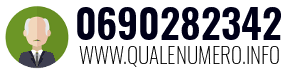 Numero di telefono 0690282342 0690282342