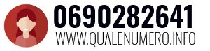 Numero di telefono 0690282641 0690282641