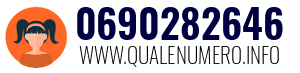 Numero di telefono 0690282646 0690282646