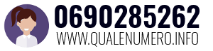 Numero di telefono 0690285262 0690285262
