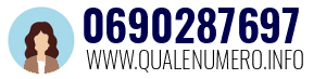 Numero di telefono 0690287697 0690287697