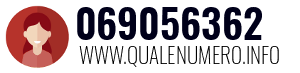 Numero di telefono 069056362 069056362