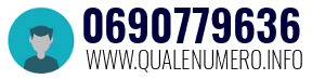 Numero di telefono 0690779636 0690779636