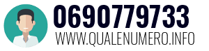 Numero di telefono 0690779733 0690779733