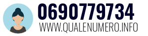 Numero di telefono 0690779734 0690779734