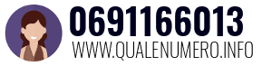 Numero di telefono 0691166013 0691166013