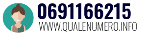 Numero di telefono 0691166215 0691166215