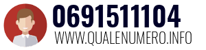 Numero di telefono 0691511104 0691511104