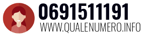 Numero di telefono 0691511191 0691511191