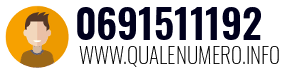Numero di telefono 0691511192 0691511192