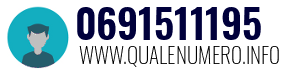 Numero di telefono 0691511195 0691511195