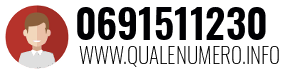 Numero di telefono 0691511230 0691511230