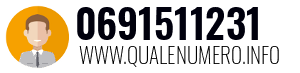Numero di telefono 0691511231 0691511231