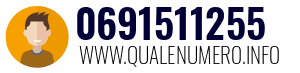 Numero di telefono 0691511255 0691511255