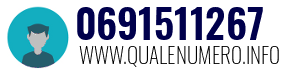 Numero di telefono 0691511267 0691511267
