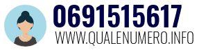 Numero di telefono 0691515617 0691515617