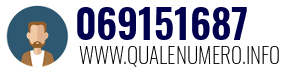 Numero di telefono 069151687 069151687