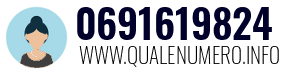 Numero di telefono 0691619824 0691619824