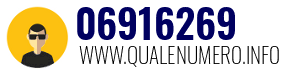 Numero di telefono 06916269 06916269