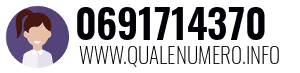 Numero di telefono 0691714370 0691714370