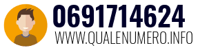 Numero di telefono 0691714624 0691714624