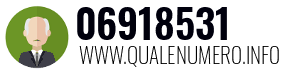 Numero di telefono 06918531 06918531