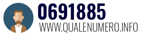 Numero di telefono 0691885 0691885