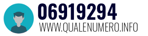 Numero di telefono 06919294 06919294
