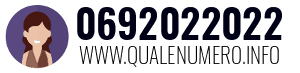 Numero di telefono 0692022022 0692022022
