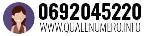 Numero di telefono 0692045220 0692045220