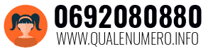 Numero di telefono 0692080880 0692080880