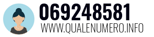 Numero di telefono 069248581 069248581