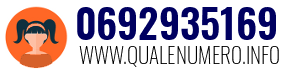 Numero di telefono 0692935169 0692935169