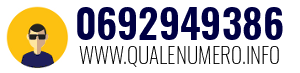 Numero di telefono 0692949386 0692949386