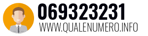 Numero di telefono 069323231 069323231