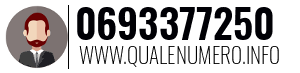 Numero di telefono 0693377250 0693377250