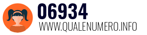 Numero di telefono 06934 06934